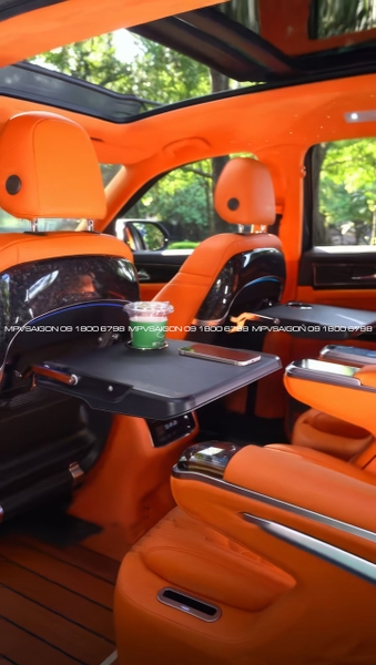 Volkswagen Teramont nâng cấp Limousine & nội thất cam Hermes