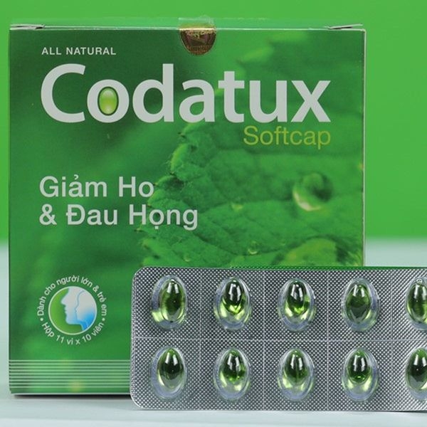 [Combo 3] Viên Nang Mềm Giảm Ho Và Đau Họng Codatux - Bp Pharma