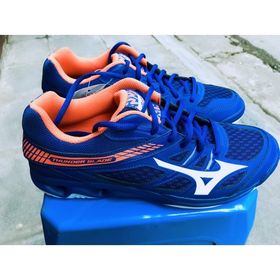 Giày Mizuno Thunder Blade Xanh cam