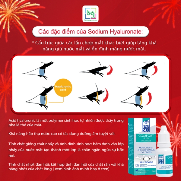 Dung dịch nhỏ mắt EYE SEE COMFORT 0.1%