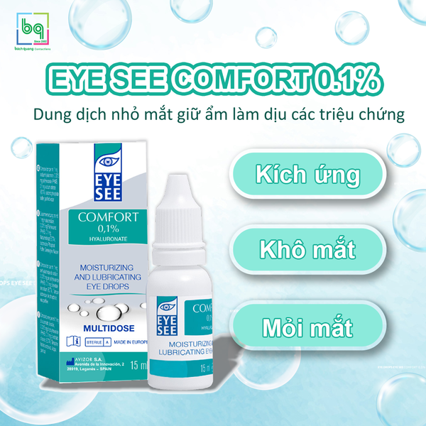 Dung dịch nhỏ mắt AVIZOR EYE SEE COMFORT 0.1%