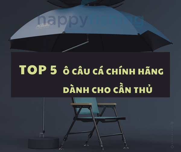 Top 5 Ô Câu Cá chính hãng, chất lượng tốt dành cho cần thủ