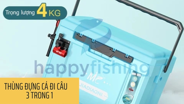 3 Lợi ích của thùng đựng cá đi câu không phải cần thủ nào cũng biết