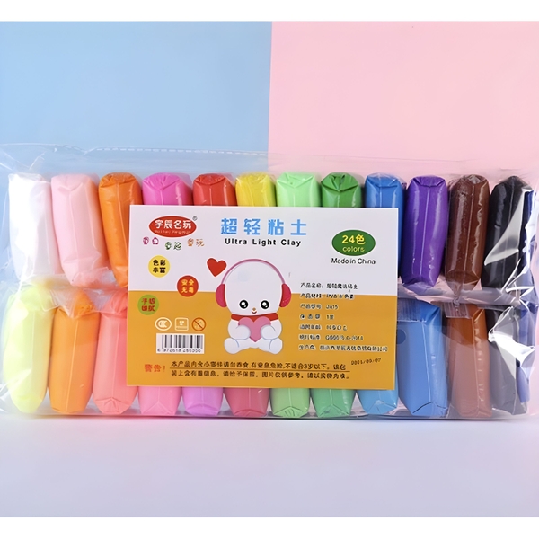 Đất sét tự khô 24 màu thoả sức sáng tạo cho bé - Gia Dụng Khánh Nhân ...