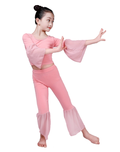 Bộ Yoga Chiffion Hồng