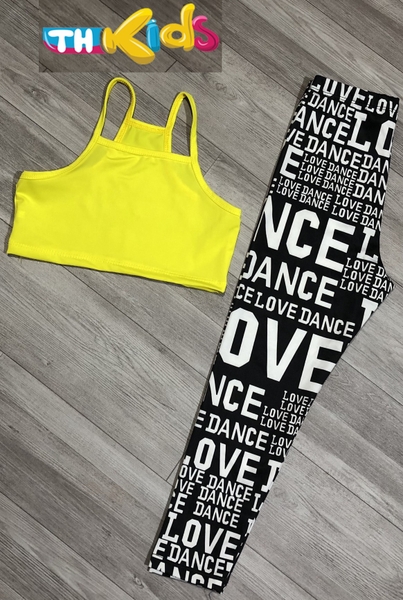 Set YG Vàng + Quần Love Dance