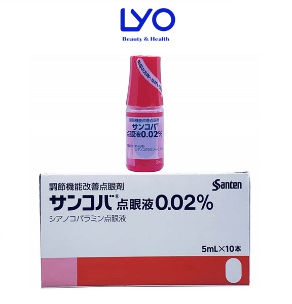 Dung Dịch Nhỏ Mắt Sancoba 0.02% Santen 5ml Nhật Bản