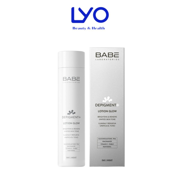 Sữa Dưỡng Thể Giúp Sáng Da & Mờ Thâm Nám BABE Laboratorios Babé Depigment+ Lotion Glow 150ml