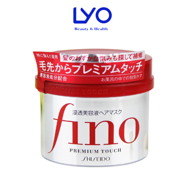 Kem ủ tóc Fino Shiseido giúp phục hồi tóc hư tổn khô xơ 230g