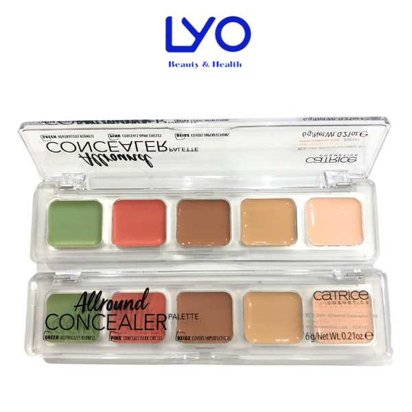 Che Khuyết Điểm 5 Ô Catrice Cosmetics Allround Concealer Palette 6g