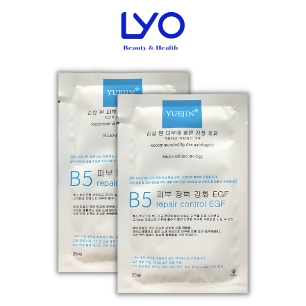 Mặt nạ dưỡng ẩm phục hồi da B5 Yuejin Repair Control EFG 25ml Combo 10 miếng
