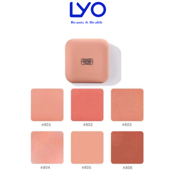 Phấn má hồng GoGo Tales Crafted Elagange Blusher 5g