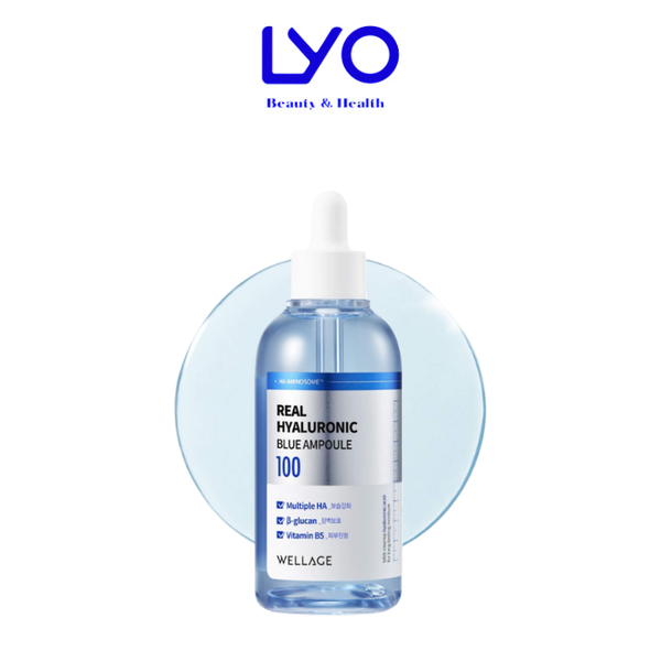 Serum Cấp Nước Wellage Real Hyaluronic Blue Ampoule 75ml