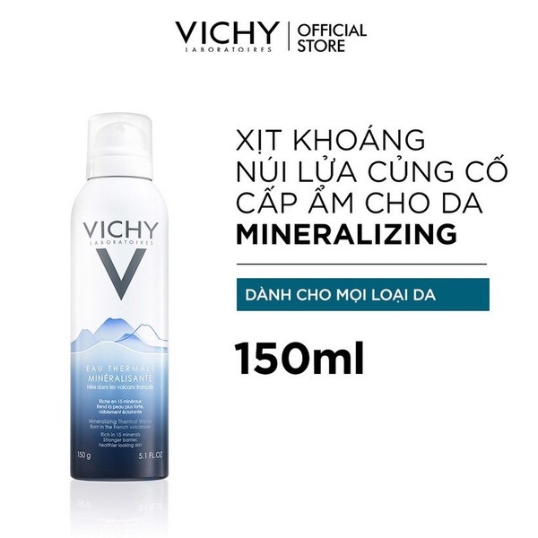 Xịt Khoáng Vichy Mineralizing Thermal Water 150ml