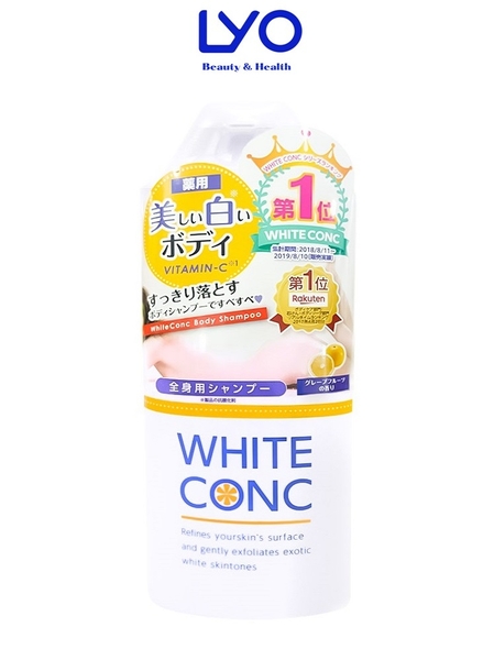 Sữa Tắm Trắng Da Nhật Bản White Conc Body 360ml & 600ml