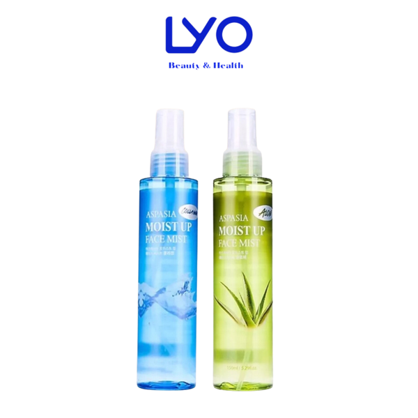 Xịt Khoáng Cấp Ẩm, Làm Dịu Da Aspasia Moist Up Face Mist Hàn Quốc 150ml
