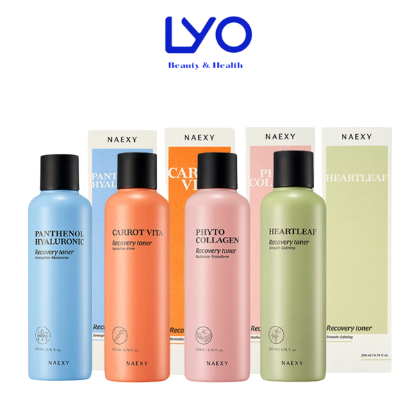 Nước Hoa Hồng Naexy Recovery Toner Làm Dịu, Phục Hồi Da Hàn Quốc 200ml