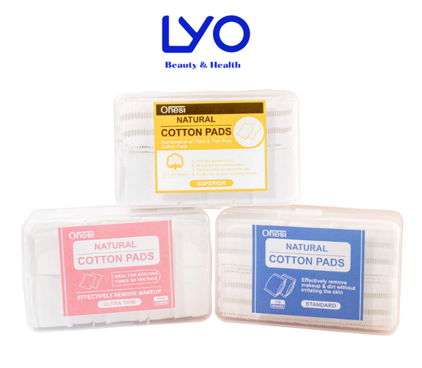Bông Tẩy Trang Ohesi Natural Cotton Pads Việt Nam Kèm Hộp