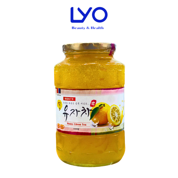 Mật Ong Chanh Vàng Hàn Quốc GIúp Làm Dịu Cổ Họng, Giảm Ho, Tăng Đề Kháng Masilraon Citron Honey Tea Trà Thanh Yên Hũ 1kg