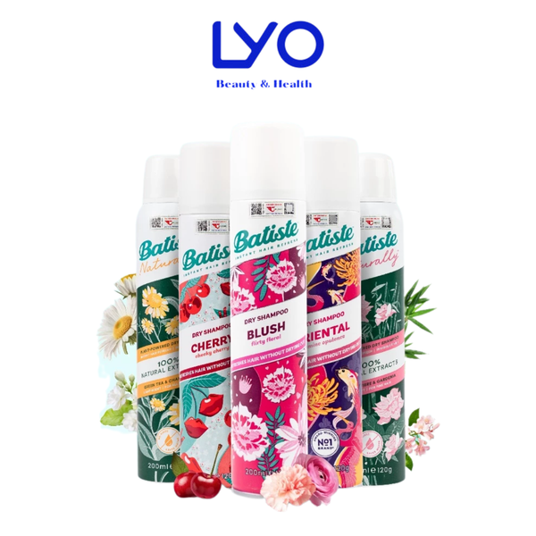 Dầu Gội Khô Batiste Dry Shampoo 200ml