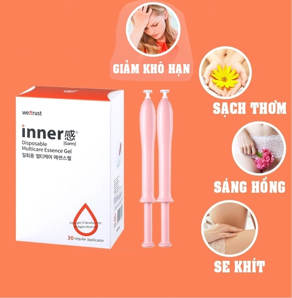 Gel Dưỡng Đa Năng Vùng Kín Hàn Quốc Wettrust Inner Disposable Multicare Essence Gel (Hộp 30 ống)
