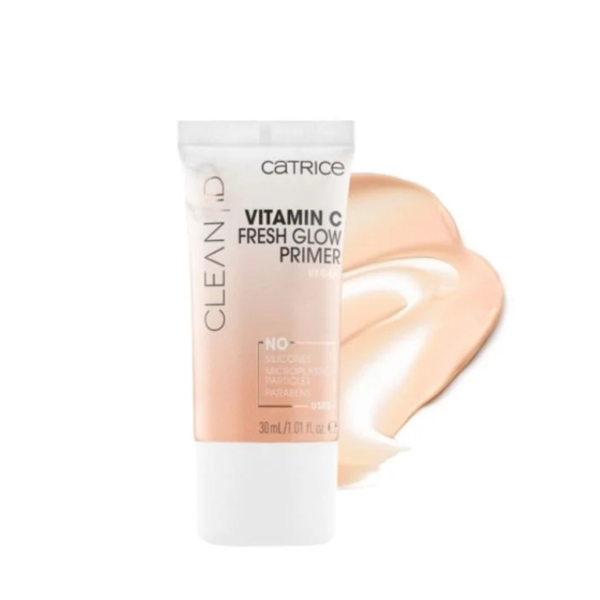 Kem Lót Catrice Clean ID Vitamin C Fresh Glow Primer Cấp ẩm & Dưỡng da mịn màng 30ml