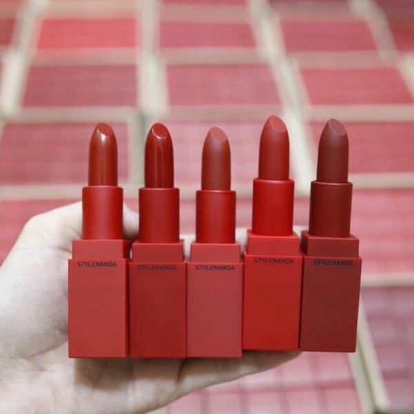 Son thỏi 3CE Red Recipe màu đỏ 214 215 213