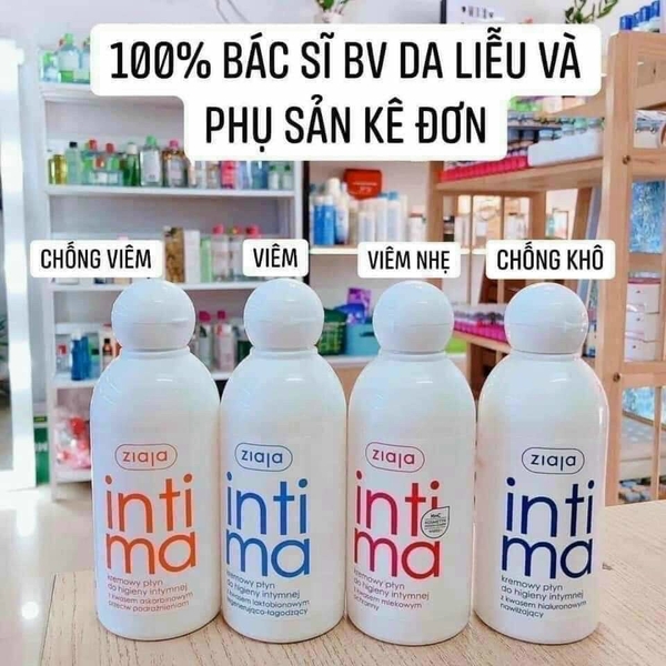 Dung Dịch Vệ Sinh Phụ Nữ Intima Ziaja balan 200ml