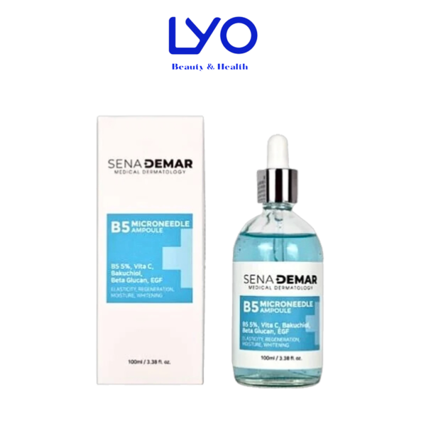 Serum B5 Cấp Ẩm, Làm Dịu & Phục Hồi Da Căng Bóng SenaDemar B5 Microneedle Ampoule Hàn Quốc 50ml & 100ml