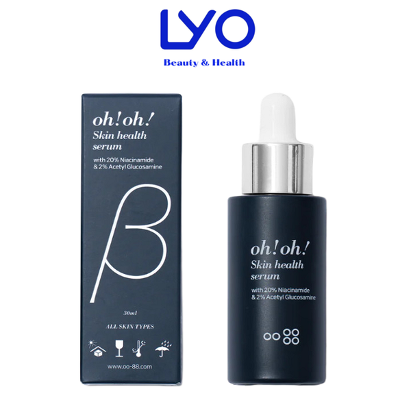 Tinh Chất Dưỡng Trắng Da Giảm Thâm Nám oh!oh! Skin Health Serum With 20% Niacinamide & Acetyl Glucosamine 30ml