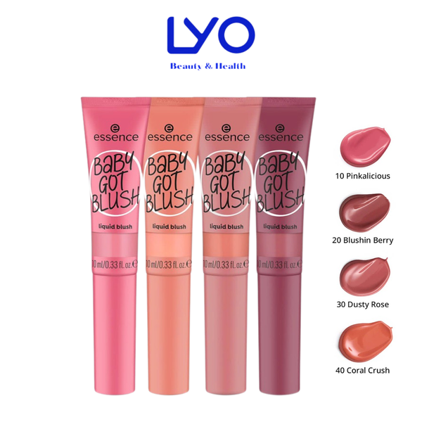 Má Hồng Kem Bền Màu Tự Nhiên Essence Baby Got Blush Dưỡng Ẩm Mềm Mại 10ml