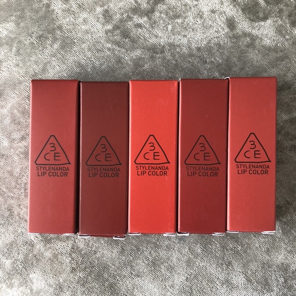 Son thỏi 3CE Red Recipe màu đỏ 214 215 213