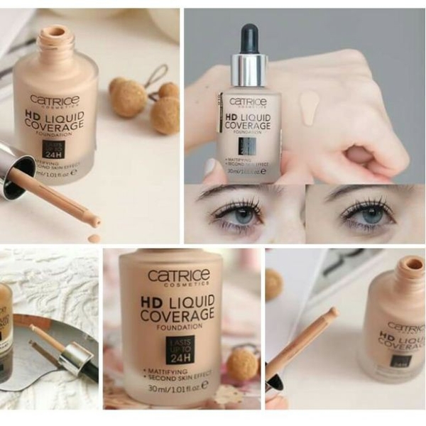 Kem Nền Catrice HD Liquid Coverage Foundation Last Upto 24h 30ml