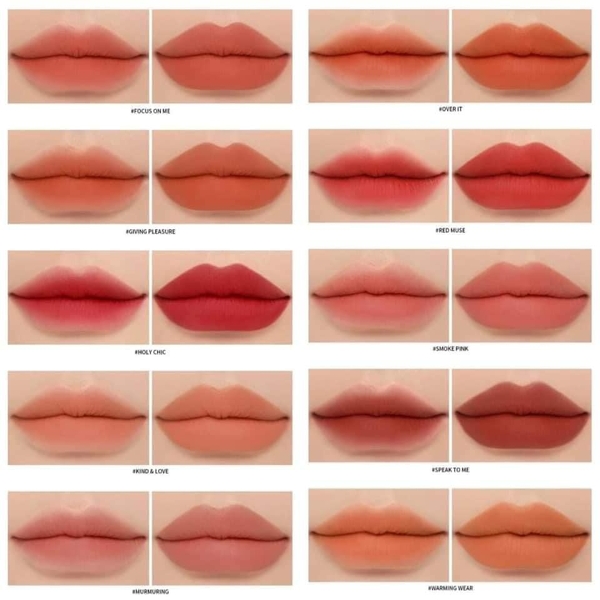 Son Thỏi Mịn Lỳ 3CE Soft / Blur Matte Lipstick (Vỏ Trong Suốt)