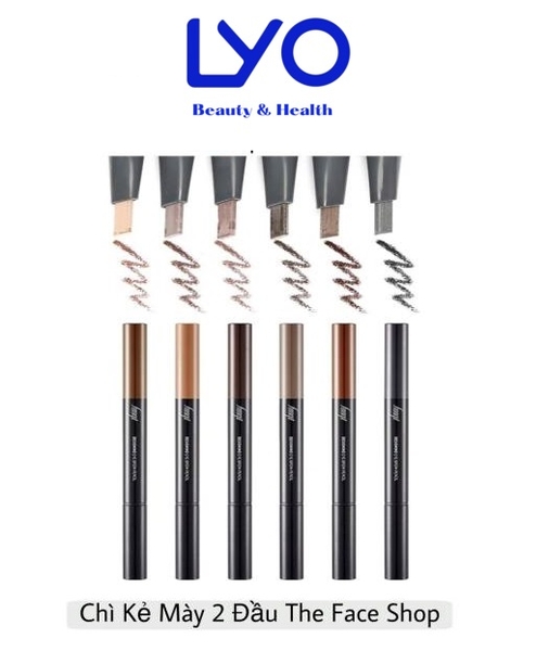 Chì kẻ mày 2 đầu The Face Shop Designing Eyebrow Pencil Hàn Quốc