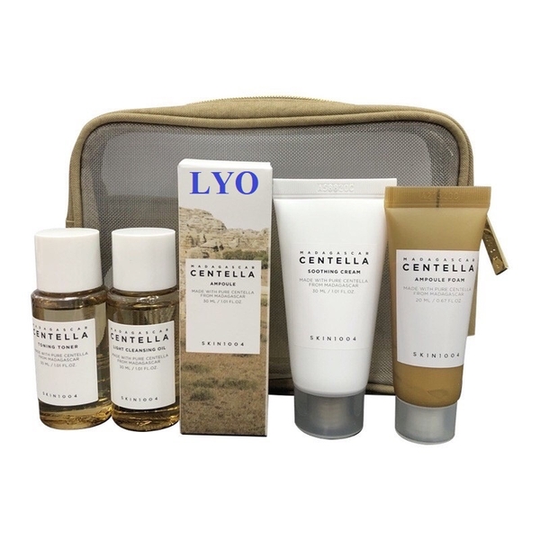 Bộ dưỡng da 5 món Skin 1004 Madagascar Centella Travel Kit ( 5 Sản Phẩm )