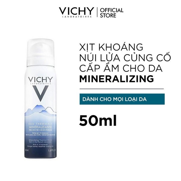 Xịt Khoáng Vichy Mineralizing Thermal Water 50ml