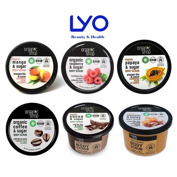 Tẩy Tế Bào Chết Toàn Thân Organic Shop Organic Body Scrub 250ml