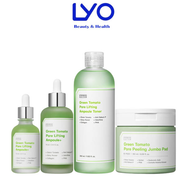 Bộ Sản Phẩm Cà Chua Xanh Sungboon Editor Green Tomato Dưỡng Sáng Da, Mờ Thâm, Thu Nhỏ Lỗ Chân Lông