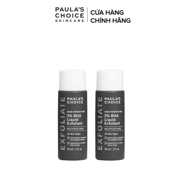 Dung Dịch Tẩy Tế Bào Chết Hóa Học Paula's Choice Skin Perfecting 2% BHA Liquid Exfoliant 30ml