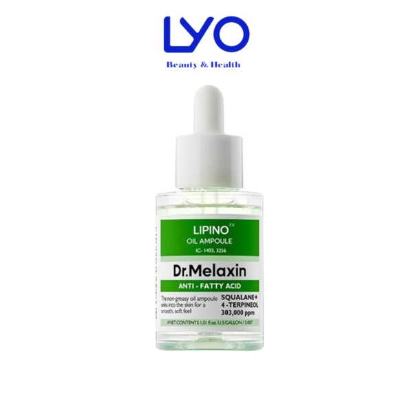 Serum Mụn Dr.Melaxin Lipino Oil Ampoule 30ml kiểm soát dầu nhờn, ngăn ngừa mụn