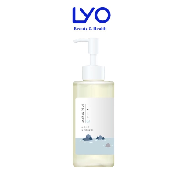 e653 - Round Lab Dầu Tẩy Trang 1025 Dokdo Cleansing Oil 200ml làm sạch lớp trang điểm và bụi mịn