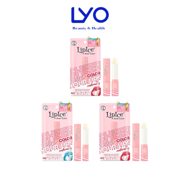 Son dưỡng môi hiệu chỉnh ửng hồng tự nhiên Lipice Sheer Color 2.4g