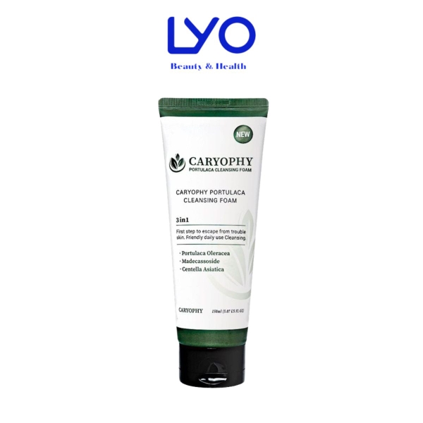 e783 - Sữa rửa mặt làm sạch da Caryophy 150ml (Caryophy Portulaca Cleansing Foam 150ml) LYO