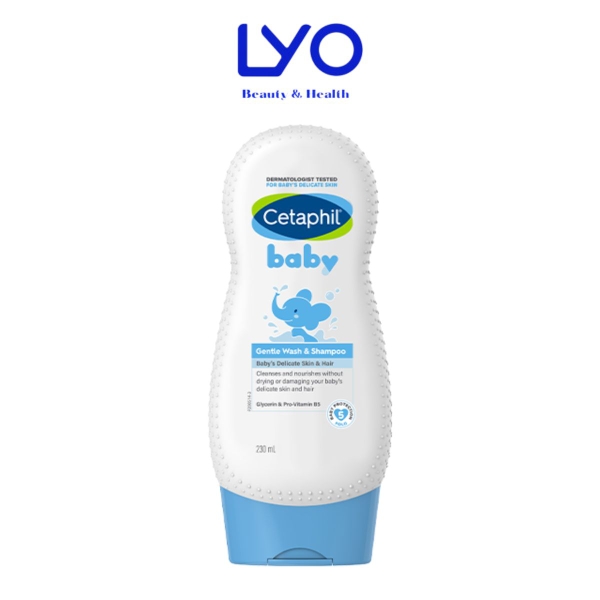 e607 - Sữa tắm gội toàn thân cho bé (Cetaphil Baby Gentle Wash&Shampoo) 230ml