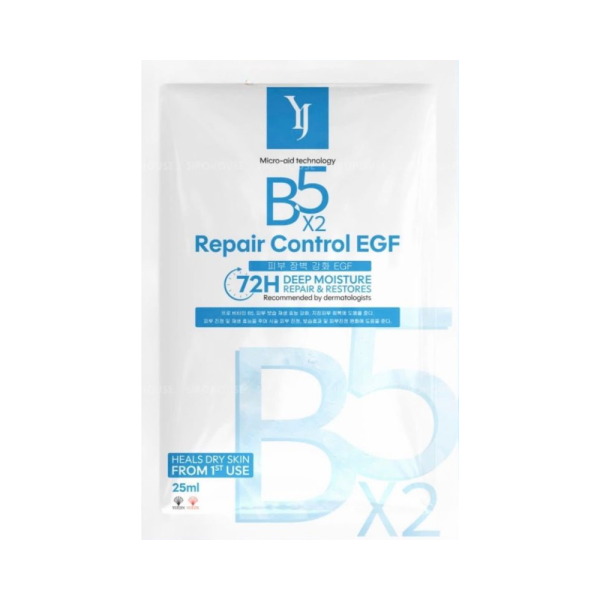 Mặt nạ dưỡng ẩm phục hồi da B5 Yuejin Repair Control EFG 25ml Combo 10 miếng