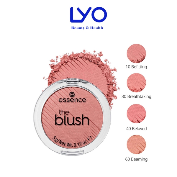 Phấn Má Hồng Essence The Blush 4 Màu Sắc Trendy, Bột Mịn Dễ Tán, Tạo Chiều Sâu Cho Khuôn Mặt