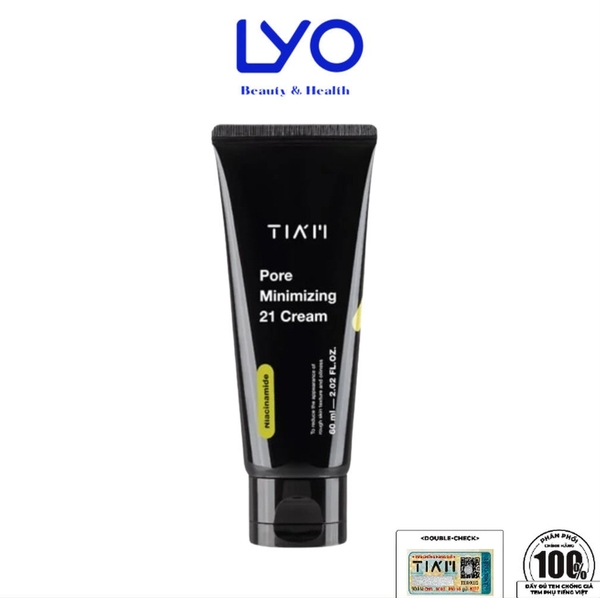 Kem Dưỡng Tiam Pore Minimizing 21 Cream Giúp Kiểm Soát Dầu Nhờn 60ml Hàn Quốc