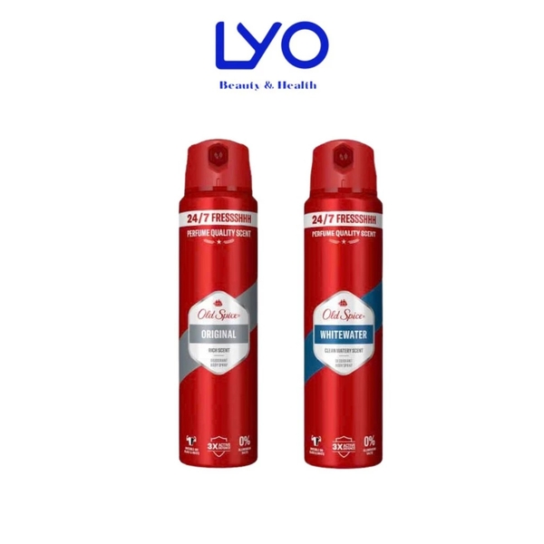 Xịt thơm khử mùi toàn thân Old Spice nhiều mùi hương 150ml - Châu Âu