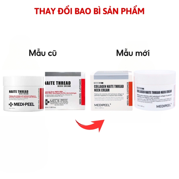 Kem dưỡng da vùng cổ Medi-Peel Premium Naite Thread Neck Cream 100ml